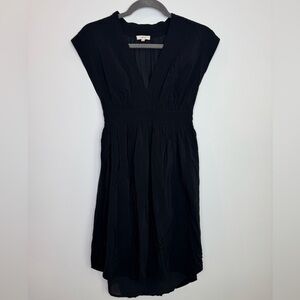 Aritzia Wilfred cinched babydoll black dress Black size XS